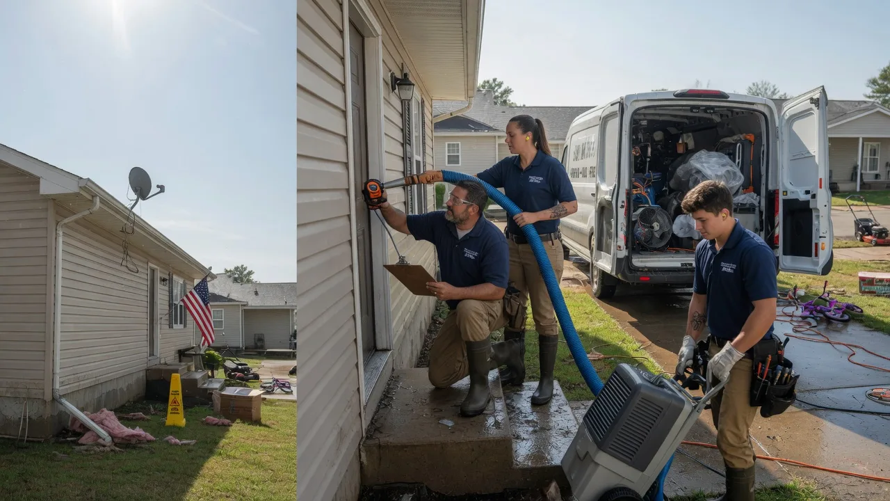 Ceiling Water Damage Restoration in Jackson, WI near me